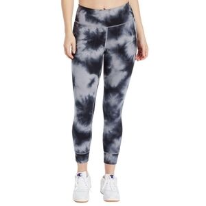 Champion Sport Black High Rise Tie Dye Jogger Tight Leggings